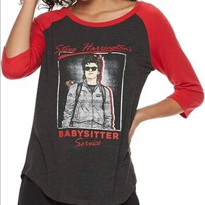 Stranger Things Steve Harrington’s Babysitter Service T-shirt in size XL